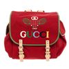 Image 1 : Gucci Red GG Embroidered Canvas Tennis Backpack