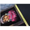 Image 8 : Native American Child Portrait Artwork in Wooden Frame 21"x15"