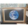 Image 2 : Qty 6 Framed Space Artwork w/ Info & Astronomer, Misc Size