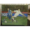 Image 2 : Qty 2 Unframed Soccer Artwork, Signed by Artist, Misc Size