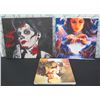 Image 1 : Qty 3 Unframed Artwork: Clown, Tribal Scene & Nude Female, Misc Size