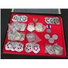 Image 2 : Multiple Badges: Indian Police, Red Lake Nation, American Horse Coins, etc in Display Case