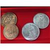 Image 8 : Multiple Badges: Indian Wars, United States Army, 1st Americans, etc in Display Case