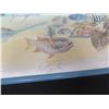 Image 8 : Qty 4 Framed Artwork: Fish of the World & Ocean Themed, Some Signed, Misc Size