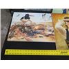 Image 2 : Qty 7 Unframed Artwork: Clowns, Female, Animal Themed, Misc Size