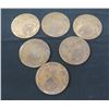 Image 1 : Qty 6 Coins of Hawaii, 50th State, August 1959