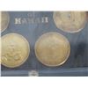 Image 2 : Coins of Hawaii 4 Coin Set of Hawaiian Islands in Plastic Case 7"L