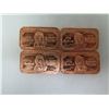 Image 8 : Multiple Indian .999 Troy Fine Copper Bars: 2011 Indian Head, 2012 Half Pound, etc