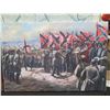 Image 2 : Qty 5 Unframed Military Artwork: Battles, Portraits, etc Misc Size