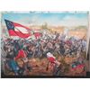 Image 2 : Qty 5 Unframed Military Artwork: Battles, City Scene, etc Misc Size
