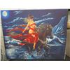 Image 2 : Qty 4 Unframed Artwork: Nude & Female Themed, etc Misc Size