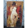 Image 2 : Qty 4 Unframed Artwork: Nude & Female Themed, etc Misc Size