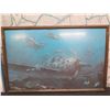 Image 2 : Qty 3 Framed Artwork: Ocean by Randall Scott w/ COA, Florida Bass 780/950, etc, Misc Size