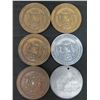 Image 8 : Qty 6 Medals:  Hawaii 50th State, To Peace and Commerce IVJUL.MDCCLXXVI