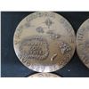 Image 2 : Qty 8 Medals:  Aloha Hawaii 50th State August 21, 1959 Some Marked Medallic Art Bronze