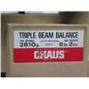 Image 10 : Qty 2 Scales: Dec-O-Gram 2610g, Triple Beam Balance & Misc Counter Weights