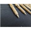 Image 3 : Qty Approx. 20 Pens w/ Wood Design & Duck, Ram, Tiger, Rabbit, Misc Animal Tops