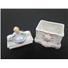 Image 2 : Qty 3 Trinket Boxes w/ Removable Lids: Babies, Kitchen Shelf, Some Markings
