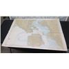 Image 1 : United States West Coast California Map San Francisco Entrance 48"x36"