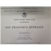 Image 2 : United States West Coast California Map San Francisco Entrance 48"x36"