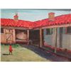 Image 2 : Romana House Oceanside CA Oil Painting by E.A. Burbank, Framed & Matted 11"x9"