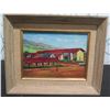 Image 1 : Mission San Jose de Guadalupe Oil Painting by E.A. Burbank, Framed & Matted 11"x9"