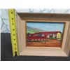 Image 9 : Mission San Jose de Guadalupe Oil Painting by E.A. Burbank, Framed & Matted 11"x9"