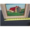 Image 8 : Mission San Carlos Carmel CA Oil Painting by E.A. Burbank, Framed & Matted 11"x9"