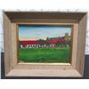Image 1 : Mission San Juan Bautista Oil Painting by E.A. Burbank, Framed & Matted 11"x9"