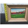 Image 9 : Mission San Juan Bautista Oil Painting by E.A. Burbank, Framed & Matted 11"x9"
