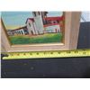 Image 8 : Mission Santa Ines Oil Painting by E.A. Burbank, Framed & Matted 11"x9"