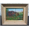 Image 1 : Gypsy Camp at Sacato Arizona Oil Painting by E.A. Burbank, Framed & Matted 11"x9"