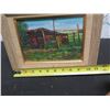 Image 8 : Gypsy Camp at Sacato Arizona Oil Painting by E.A. Burbank, Framed & Matted 11"x9"
