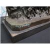 Image 13 : Bronze Nude Female Warrior w/ Bison Figure Signed Aldo Vitale 12"L x 13"H
