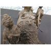 Image 8 : Bronze Nude Female Warrior w/ Bison Figure Signed Aldo Vitale 12"L x 13"H