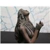 Image 2 : Bronze Praying Female Figure Signed Aldo Vitale 6.5"x5"x10"H