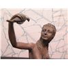 Image 2 : European Finest Bronze Nude Female w/ Bird Figure Signed by Artist 5"x7"x15"