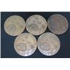 Image 1 : Qty 5 Medals  Aloha Hawaii 50th State August 21, 1959 Some Marked Medallic Art Bronze