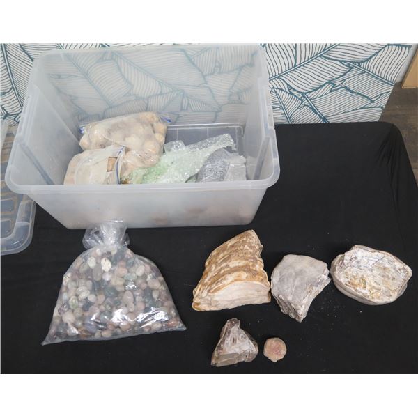 Bin Large Rock & Polished Stone Collection (Providence Unknown)