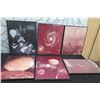 Image 1 : Qty 6 Framed Artwork: Space Station, Lightning Storm, Planets, etc Some Signed, Misc Size