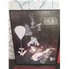 Image 2 : Qty 6 Framed Artwork: Space Station, Lightning Storm, Planets, etc Some Signed, Misc Size