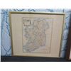 Image 2 : Qty 2 Framed Maps:  Kingdom of Ireland & Island of Maouna, Misc Size