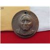 Image 16 : Multiple Badges & Pins: Indian Police,  Civil War, 1817 American Peace Medal, Sitting Bull, etc in C