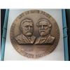 Image 2 : Qty 3 Ulysses Grant & Robert E. Lee Civil War Centennial Bronze Medals, 1 Whitetail Deer Rifle Assoc