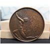 Image 2 : Qty 3 Limited Edition Erte Bronze Medallions Stamped SevenArts 1988 EndurArt NY