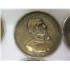 Image 3 : Qty 6 Jacques Yves Cousteau Medallions 3.5" Diameter in Case