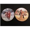 Image 2 : Qty 14 Plates:  Hamilton Collection Indian Last Warriors & Deliverance, Pine Leaf Indian Women, etc
