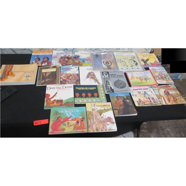Multiple Books: Fingerweaving Basics, Native Americans, Sitting Bull, Osceola, Trail of Tears, etc