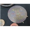 Image 8 : Multiple Medals & Coins: N6ZAB, Calendar, NRA, etc w/ Whip, Weems & Plath Clock