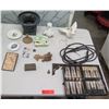 Image 1 : Plant Stand, Souvenir Plates & Ashtrays, Pins, Trinket Box, Bird Figures w/ Maker's Mark, etc
